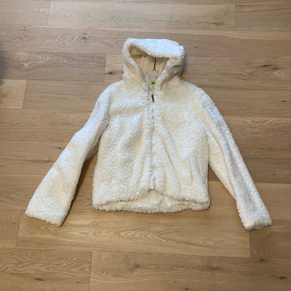 Faux fur hooded jacket - Picture 3 of 4